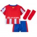 Camiseta Atletico Madrid Primera Equipación Replica 2024-25 para niños mangas cortas (+ Pantalones cortos)